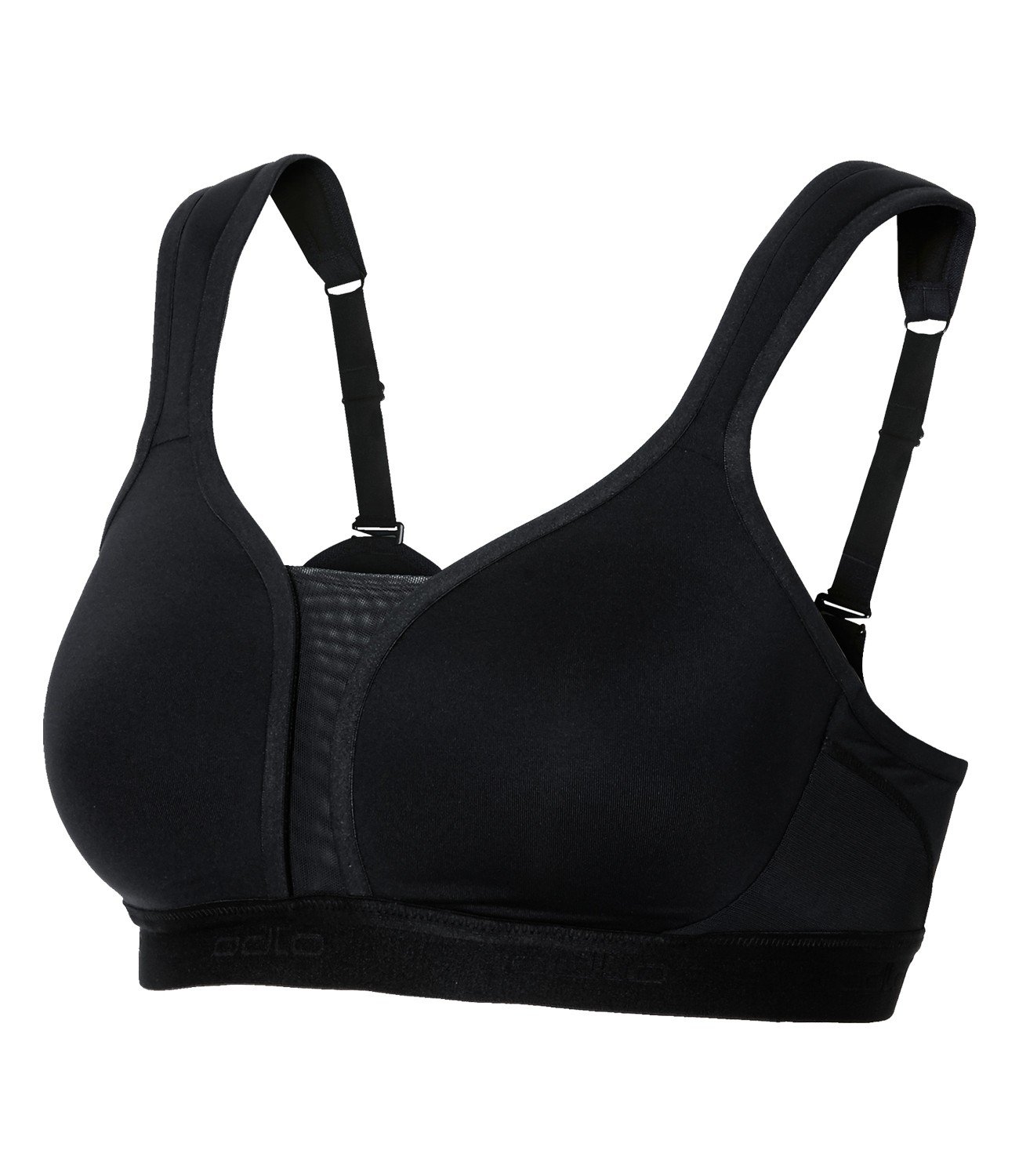 Odlo Sport BH Padded High I Sport BH Damen Starker Halt I Sports Bra Gepolstert High Support