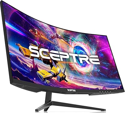 Sceptre 30-inch Curved Gaming Monitor, best computer monitor for video editing