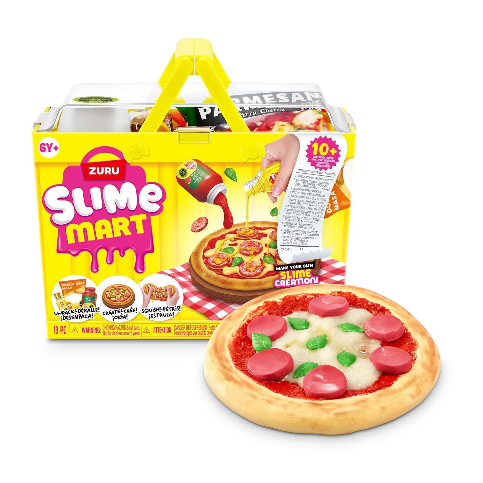 Amazon.co.jp: ズールー スライムマート ショッピングバスケット ピザ