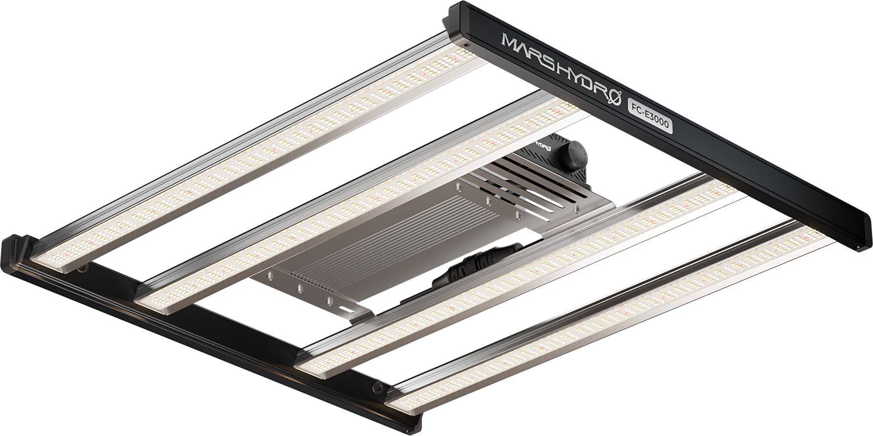 MARS HYDRO 2026 Neue E3000 300W LED Grow Light, 90x90CM Full Spectrum Pflanzenlampe LED, Grow Light Bar für Veg Bloom Blüte, Erreicht 2,8 µmol/J