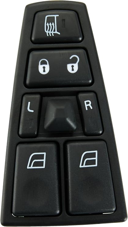 Power Window Switch Fits for Volvo VAH 2011-2015,VHD 2004-2015,VNL 2004-2017,VT 2004-2014,Driver Side Control Door vidrios Master Switch OEM 20752918.18 Pins