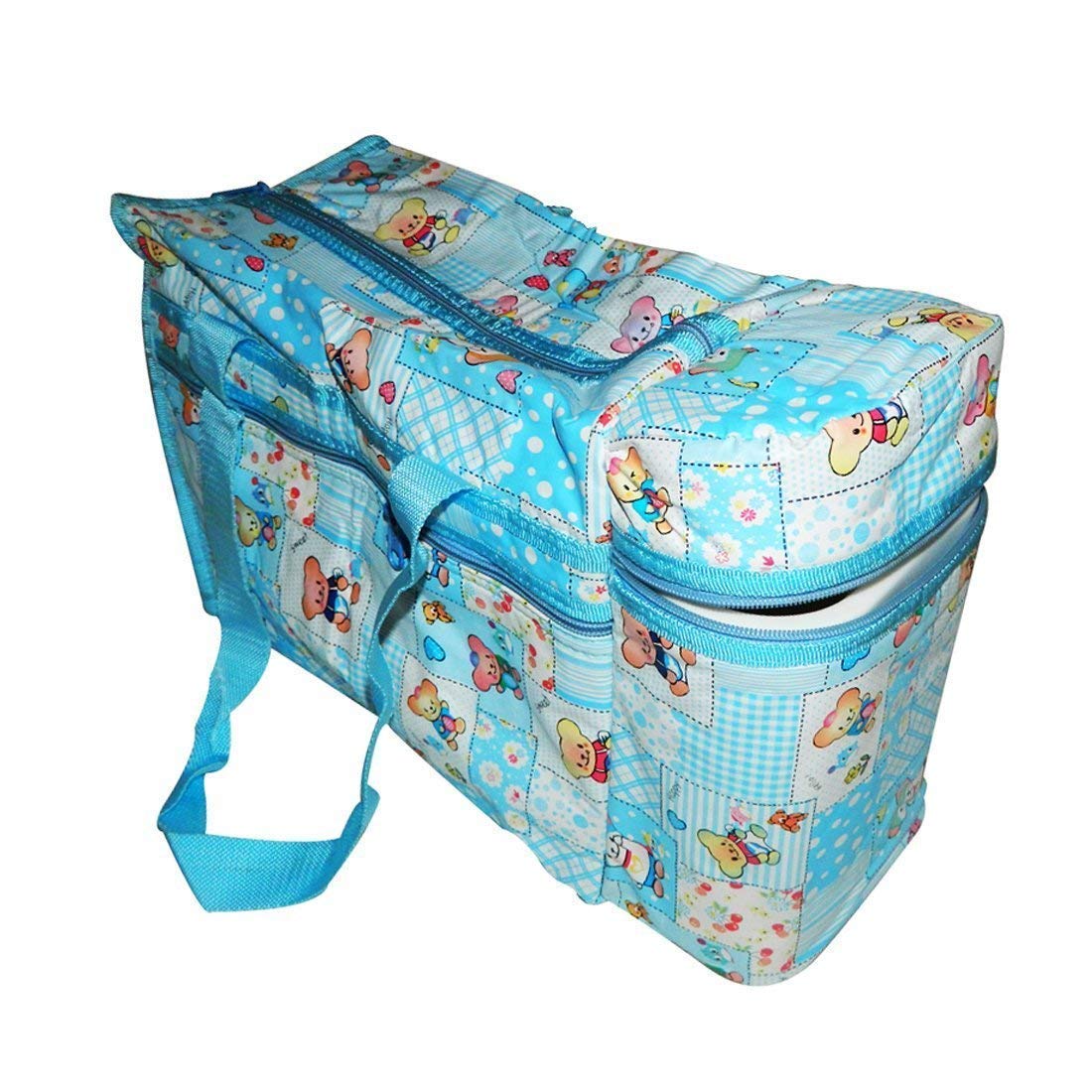depurika Sharma Clothing®Presents Newborn Baby Multipurpose Mother Bag with Holder and Warmer Bag Dipper Changing Multi Compartment Maternity Handbag Messenger Bag with Warmer(Sky Blue Mother Bag,MB106)-picture-14