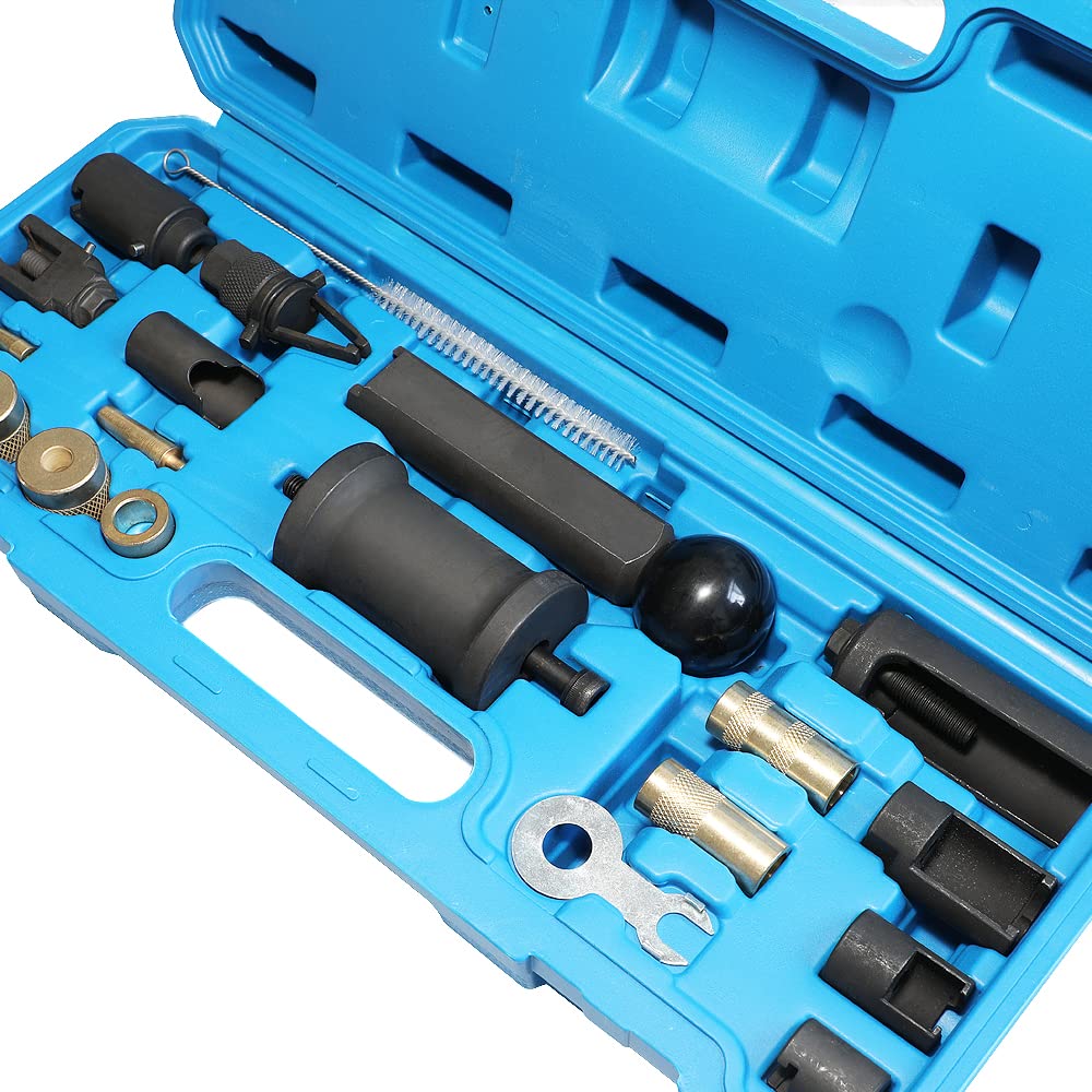DPTOOL Fuel Injector Remove Tool Kit T10133 Seal Installer for Audi VW | for Audi VW 1.2 1.4 1.6 1.8 2.0 2.7 3.0 3.2 3.6 V6 4.2 V8 FSI Petrol for Porsche 2.7 3.0 Injector Puller product thumbnail 10