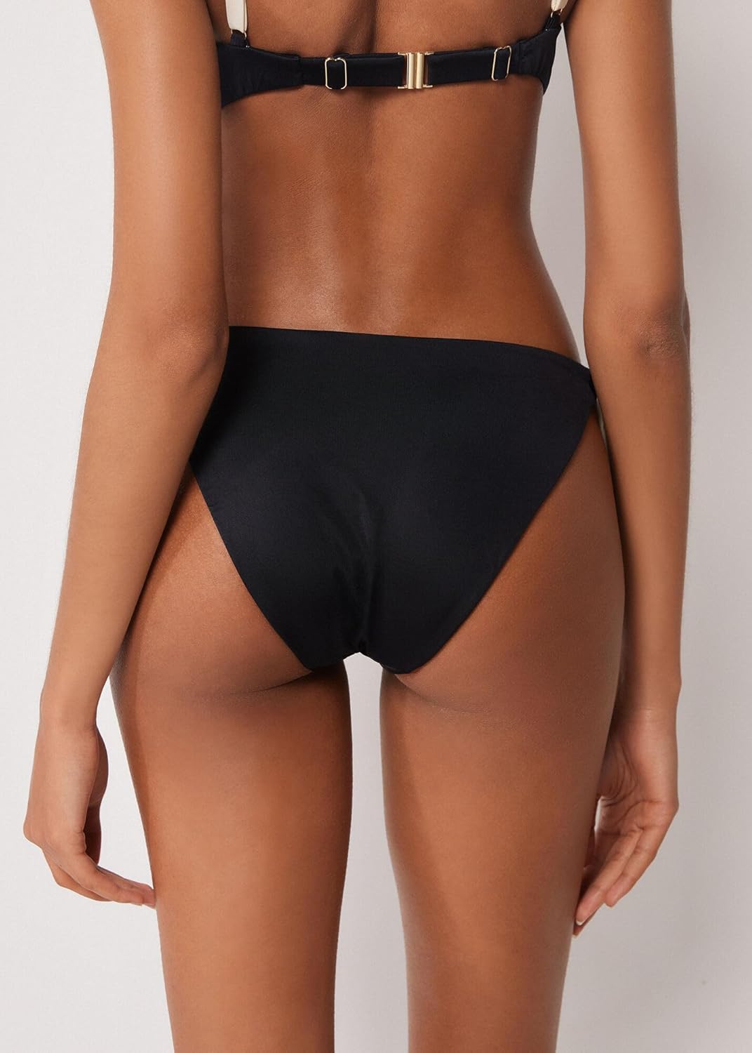CALZEDONIA Woman's Tied Swimsuit Bottom Elegant Bicolor