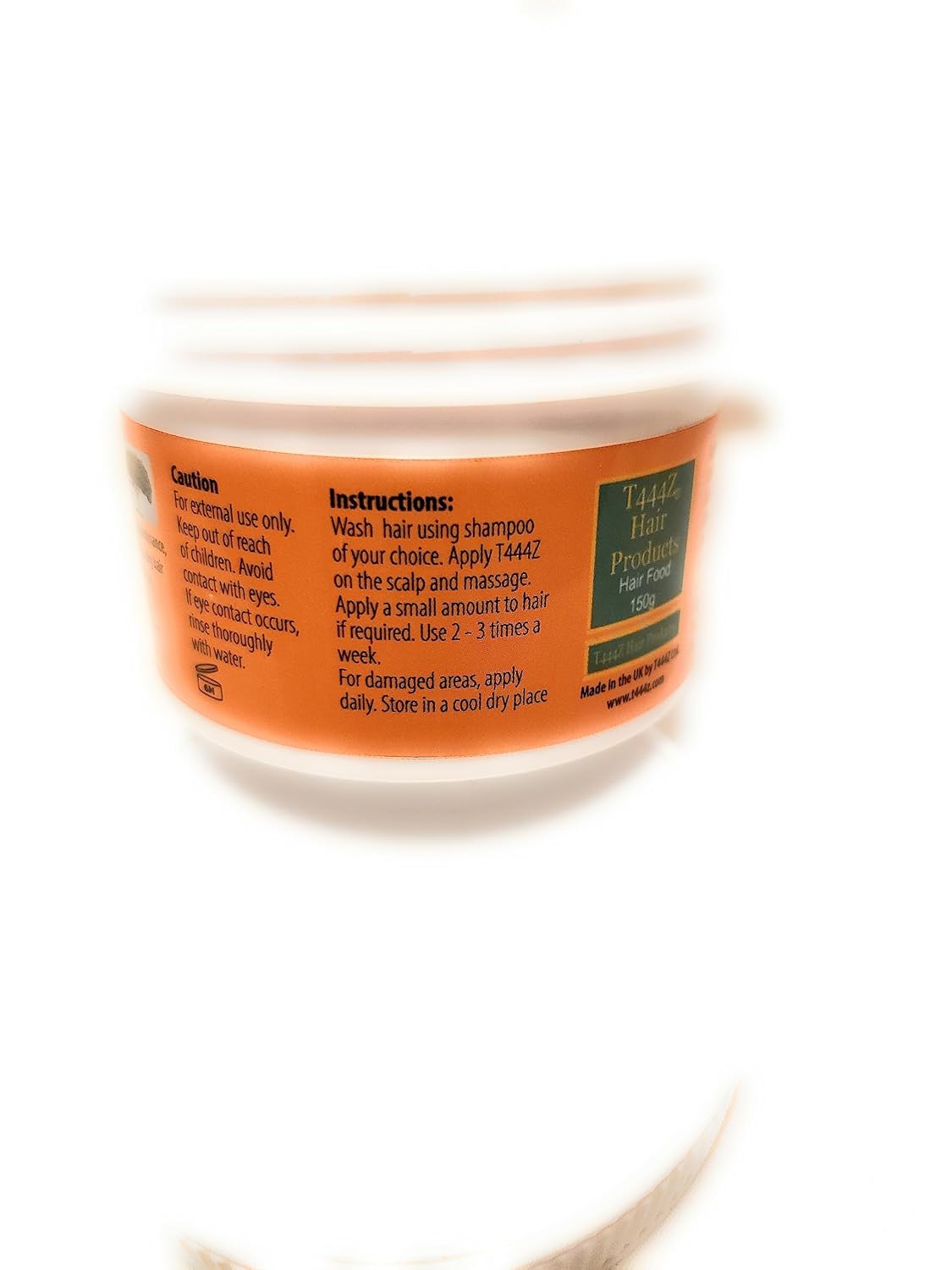 Hair Food Balm 150grams, Yellow; Orange, 6 Ounce