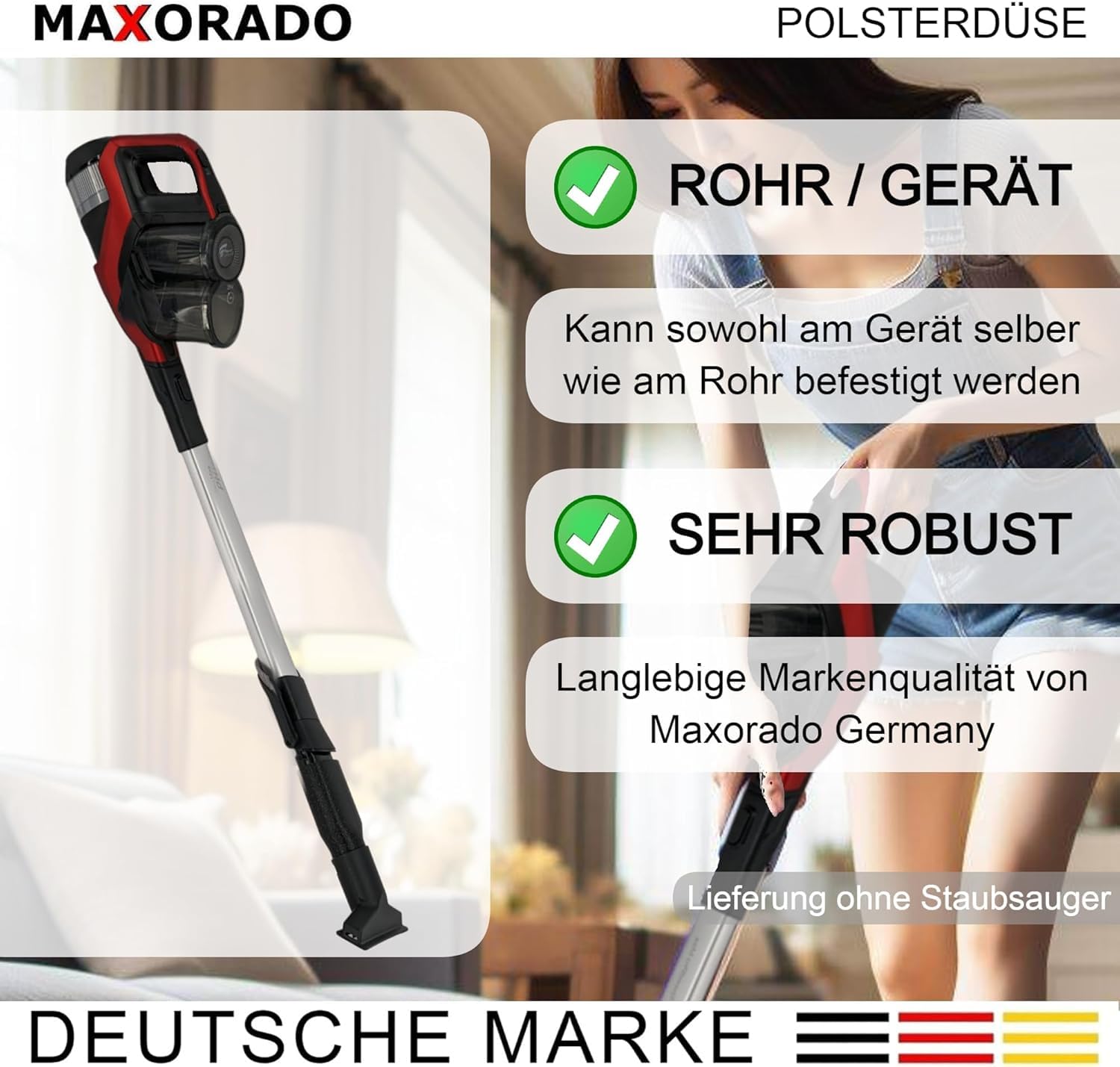 Set di ugelli per aspirapolvere, compatibili con Philips Speedpro I Max I Aqua di ricambio accessori di ricambio spazzola per aspirapolvere, spazzola per bocchetta a lancia, spazzola per