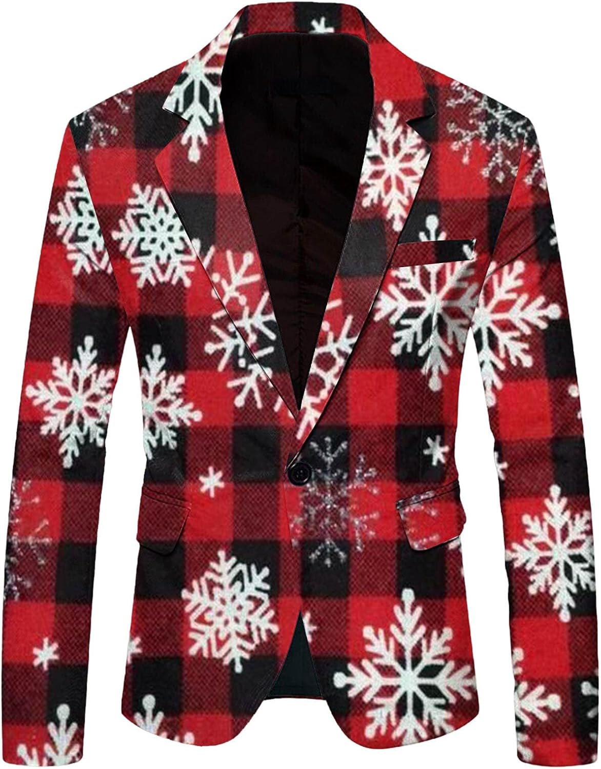 2026 Mens Fashion Leisure Kerst Gedrukt Pocket Pak (3