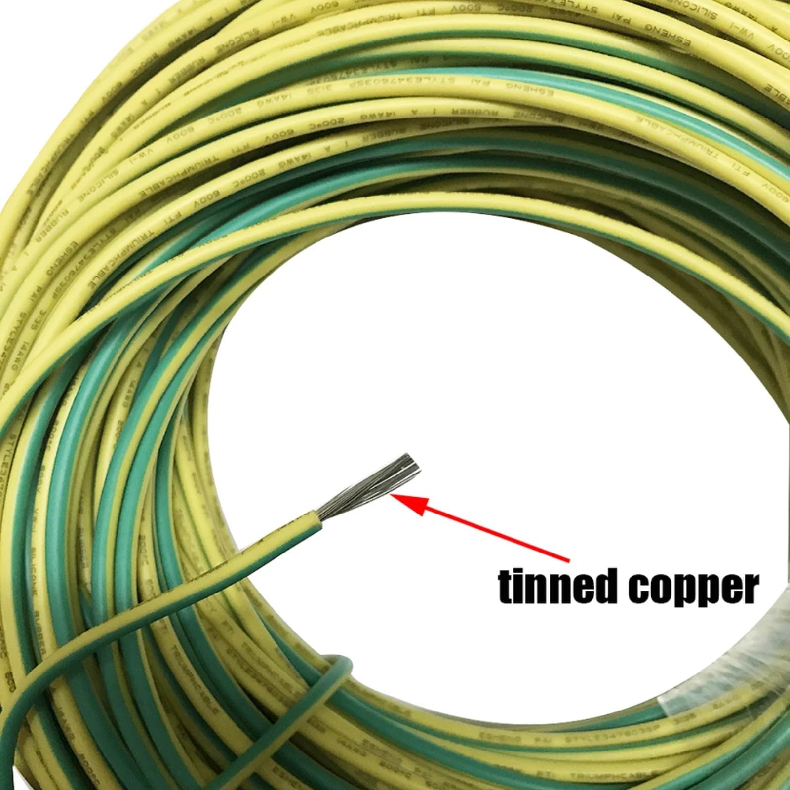 Cavi elettrici 14/18/20 AWG 2/0.75/0.5(2m; 20AWG 0.5 Square foot)
