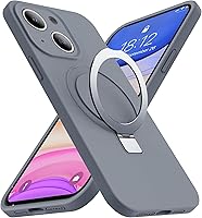 Vista 60 de Funda diseñada para iPhone 11 con soporte magnético invisible Compatible con Mag-Safe, a prueba de caídas de grado militar, a prueba de golpes