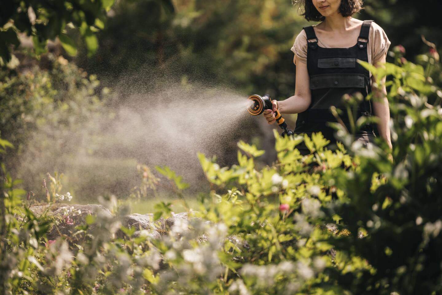 Fiskars Cf Multi Pistolet Natryskowy, Czarny/Pomarańczowy, 5 Funkcji