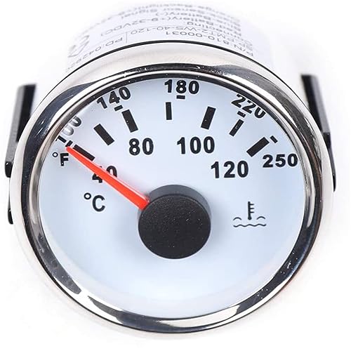 Miniatura 3 de Kit universal de calibre 6, velocímetro eléctrico GPS para automóvil, barco, yate, odómetro digital LED, esfera blanca, aguja roja, iluminación LED,