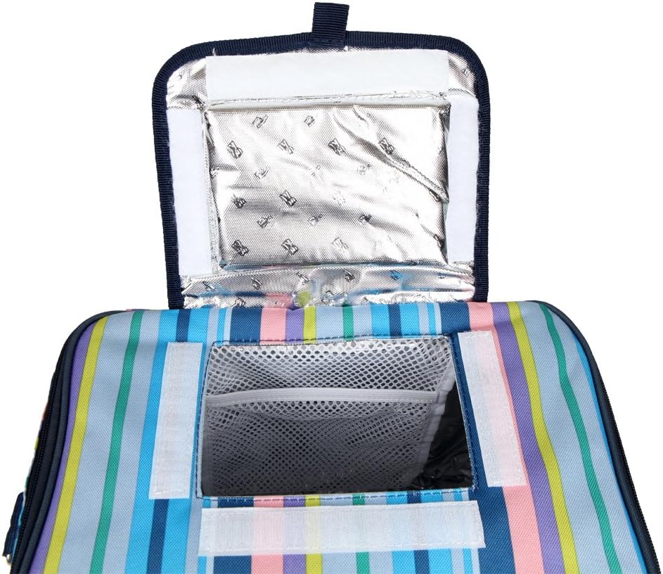 Yodo Collapsible Soft Cooler Bag, 18L Insulated Leakproof Lunch Cooler, 24 Can Portable Picnic Cooler with Quick Access Lid for Beach, Camping, Travel