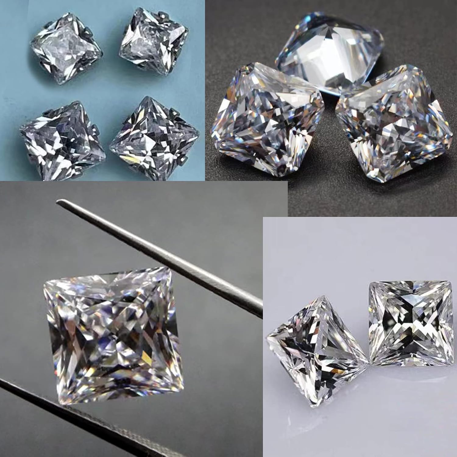 Nose Rings & Studs - 18g, 20g, 22g 14K Gold Bone Nose Studs for Women in Titanium Steel - Image 2