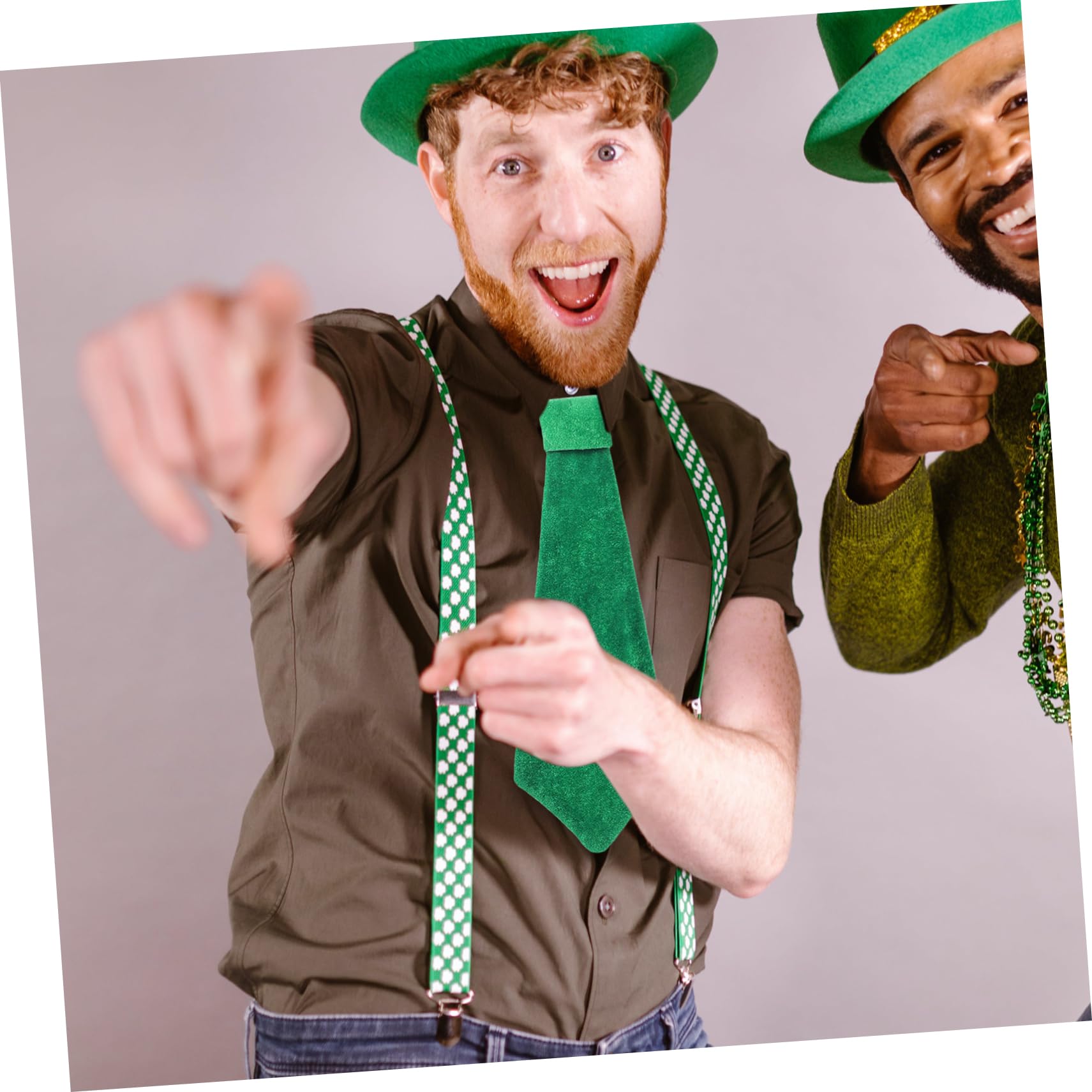 BESPORTBLE Corbata Verde Para Los Hombres Atar Tienes De Proba Para Menos Pajaritas Verdes Para Hombre Trébol Calle. Corbata De Lazo Del Día De Patricks Corbatas De Hombre Tela Green