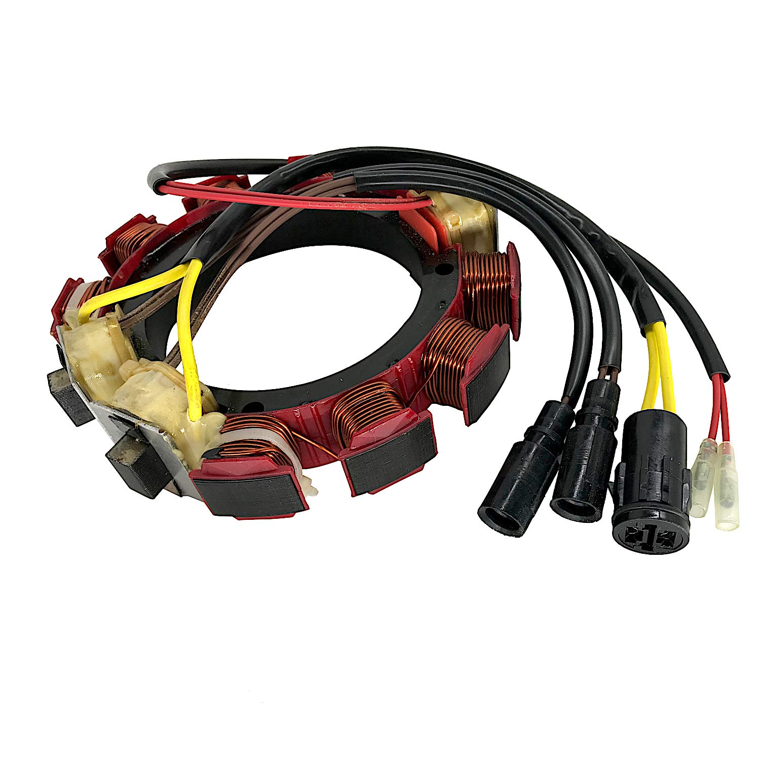 Photo 1 of JETUNIT Stator For Johnson Evinrude 173-4643 584643 Outboard 185 200 225 250 300 HP 763779 18-5862 18-5877 1993-2001 35-Amp 2-Stroke 6/8-Cylinder