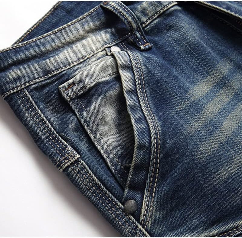 モブスタイル☆サガラ刺繍 羊革 アームレザー ショップ スタジャン 紺