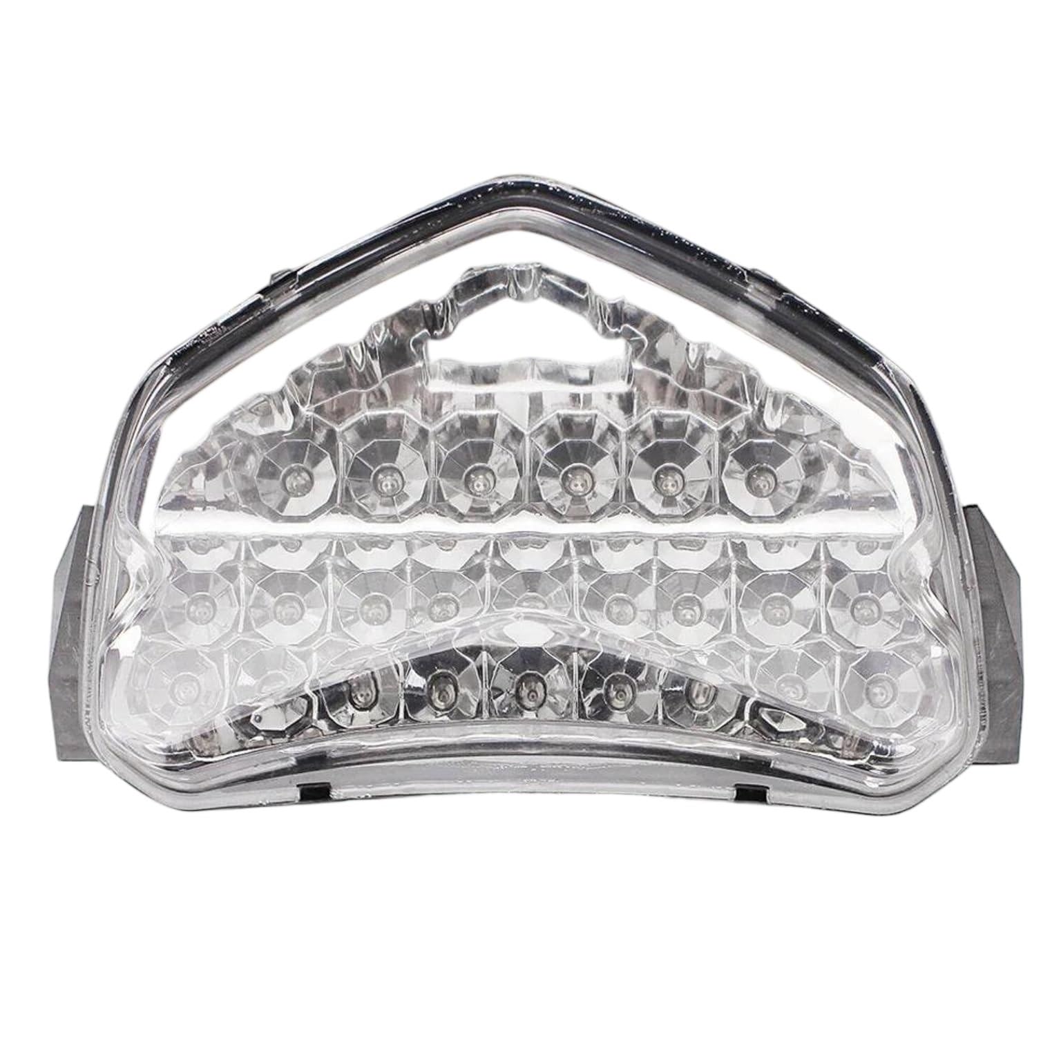 Luz Trasera LED Integrada con Intermitentes de Freno para Motocicleta Compatible Suzuki Para GSXR 600/750 2004-2005 Repetidor Lateral Intermitente