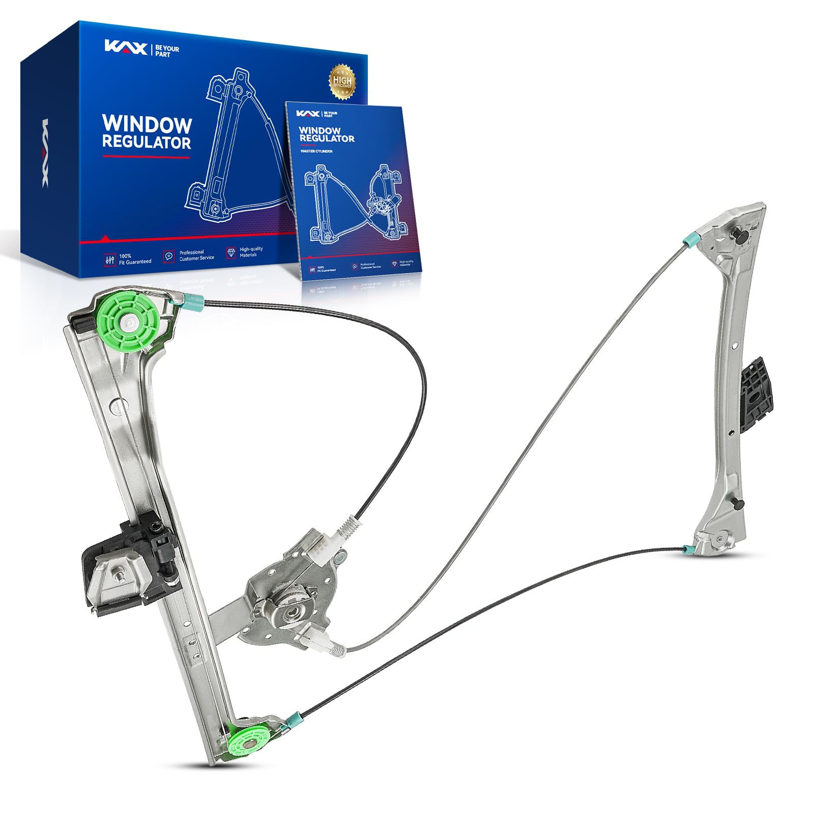 KAX Front Right Power Window Regulator Fit for BMW 330Ci 2001-2006