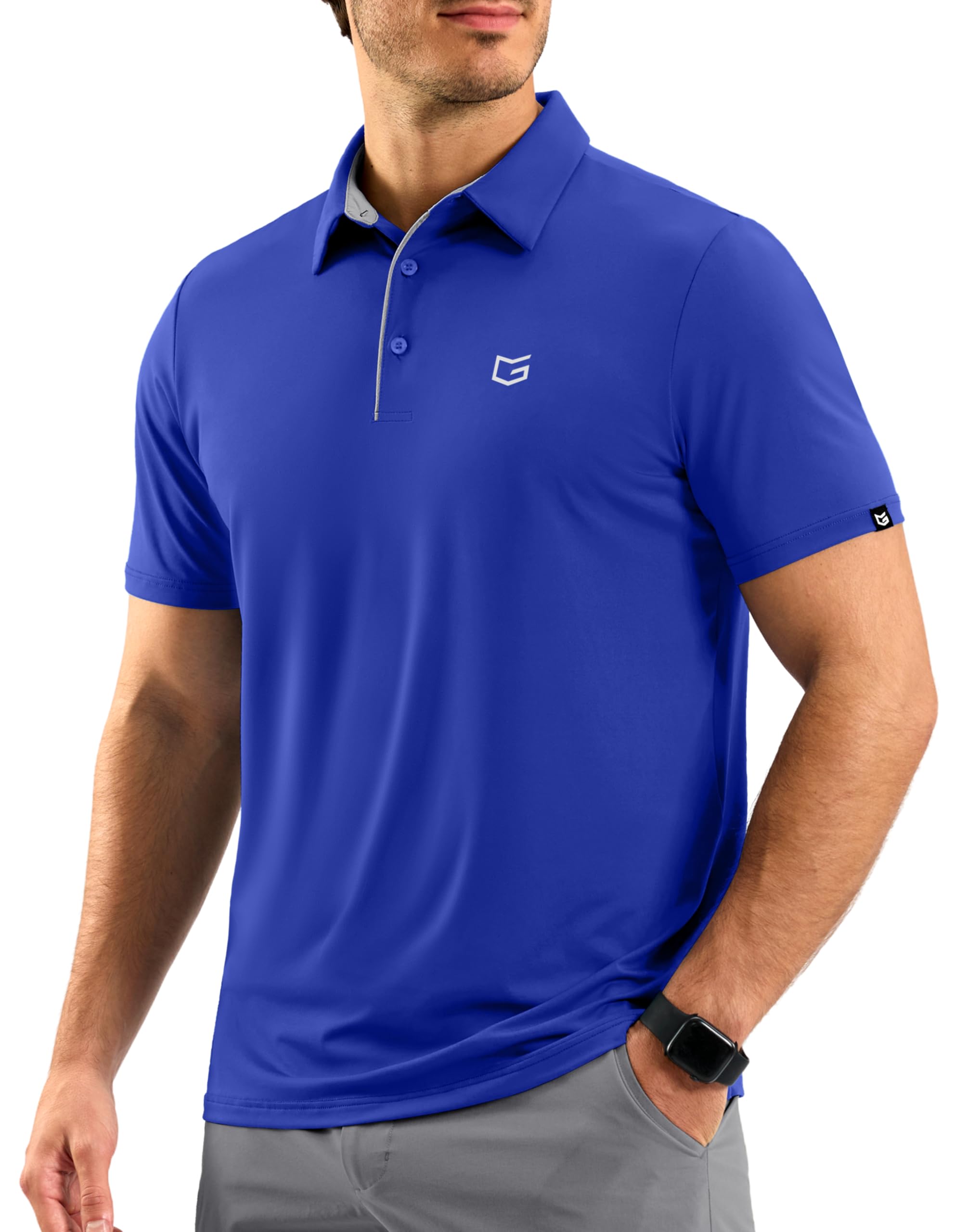 G Gradual Mens Golf Shirt Dry Fit Short Sleeve Polos Moisture Wicking Performance Polo Shirts for Men Athletic Tennis Casual — view 21