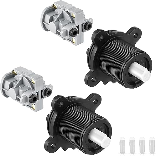 Dreyoo Cartucho de equilibrio de presión de 4 piezas y conjunto de vástago de válvula, compatible con 971-2500 y 974-2910, compatible con válvula de