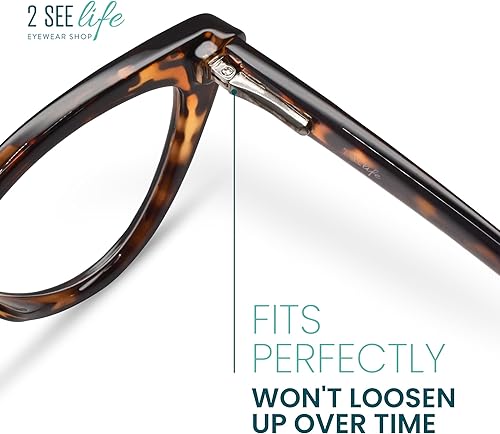 Miniatura 6 de Anteojos de lectura de ojo de gato para mujer con estilo, a la moda con alta visión, cómodas bisagras de resorte para todas las formas de cara,