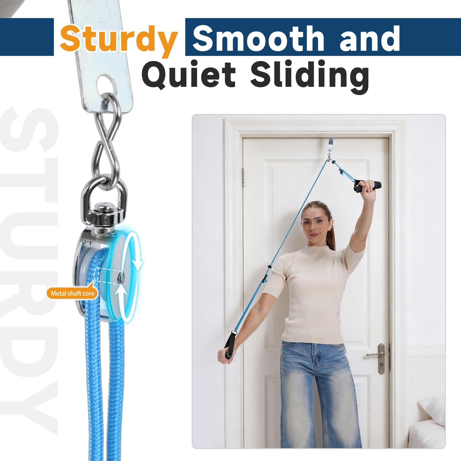 Shoulder Pulley for Physical Therapy, Rehab and Arm Exercise — Amazon image 2