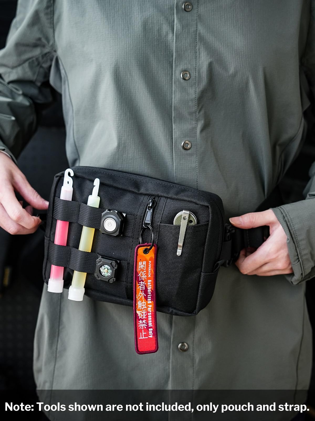 VIPERADE CHW2 Men's Bum Bag with 7 Pockets, Utility EDC Belt Bag Outdoor Hip Bags Adjustable Strap - Image 3