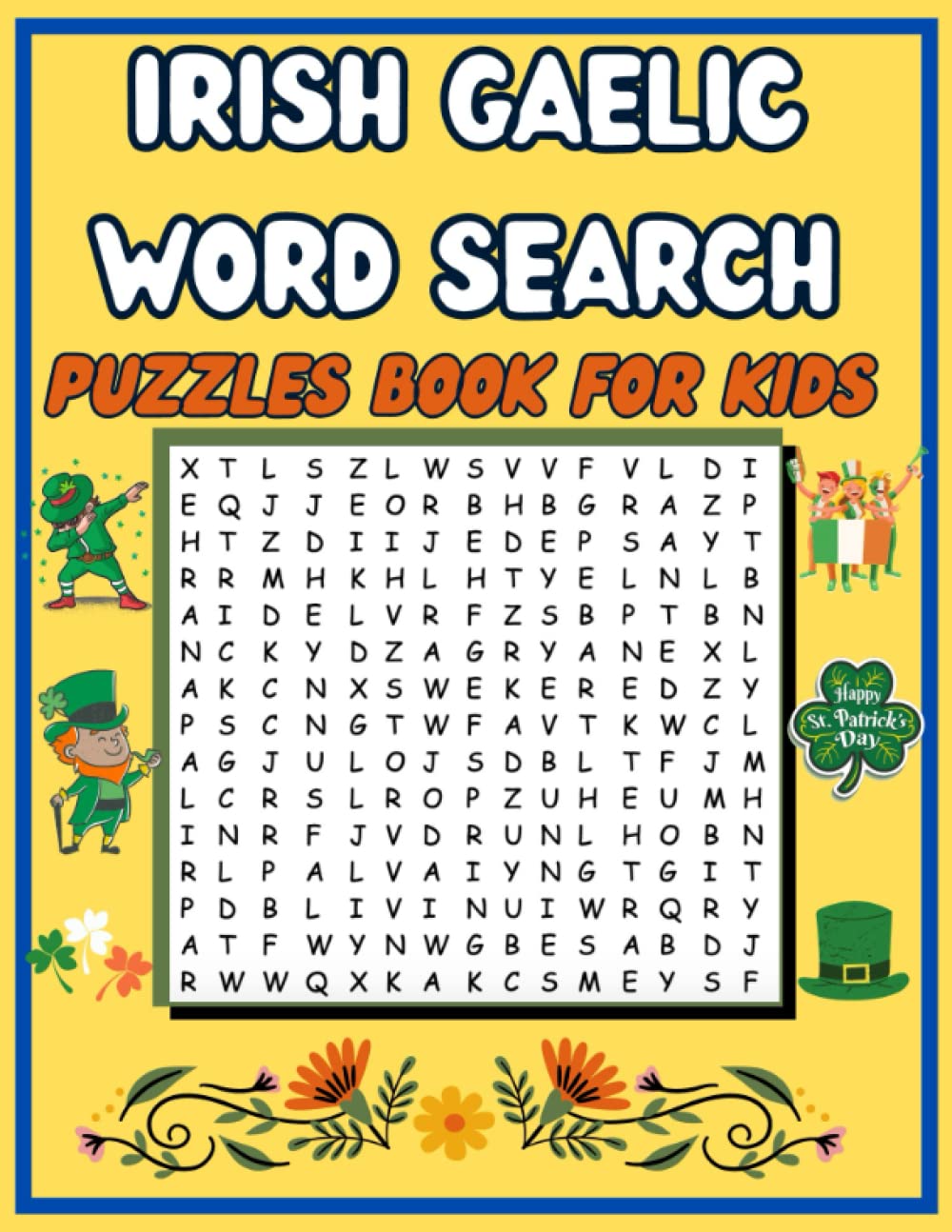 Irish Gaelic Word Search Puzzles Book For Kids: Excellent Dual Language Word Searches For Kids, irish gaelic activity book