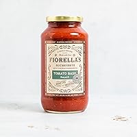 Vista 12 de Fiorella's Salsa de pasta Marinara - Salsa de tomate hecha con ingredientes frescos, sin aceite de semilla, sin azúcar añadido, vegano, sin gluten