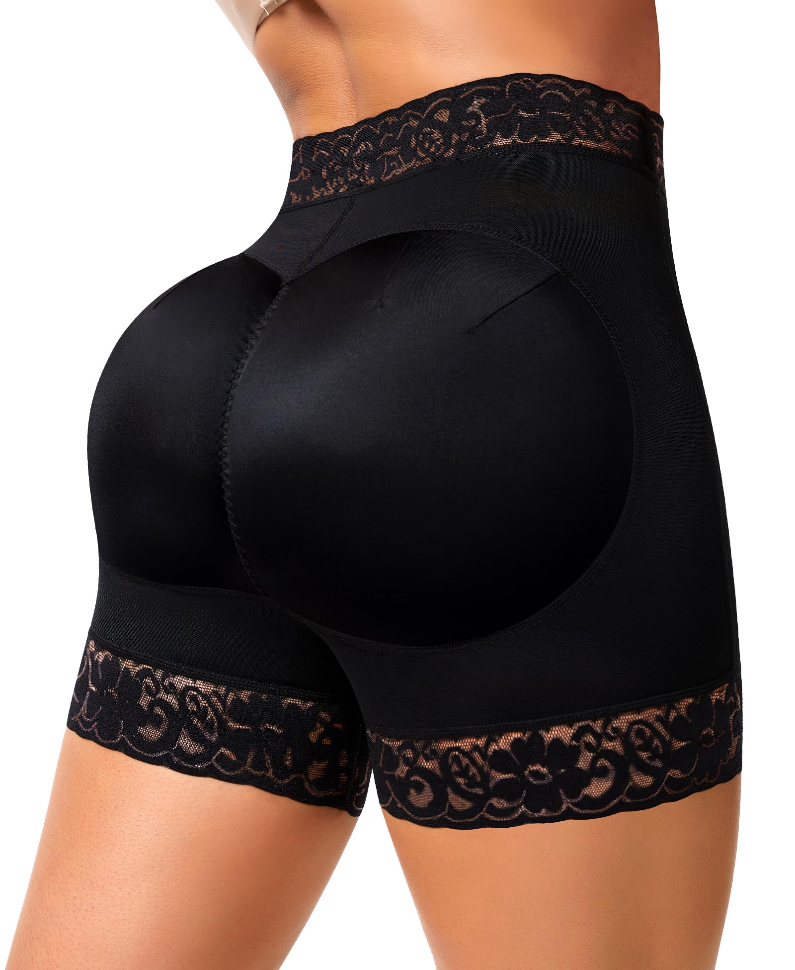 DERCA Butt Enhancer Hip Pads Lace Padded Boyshorts