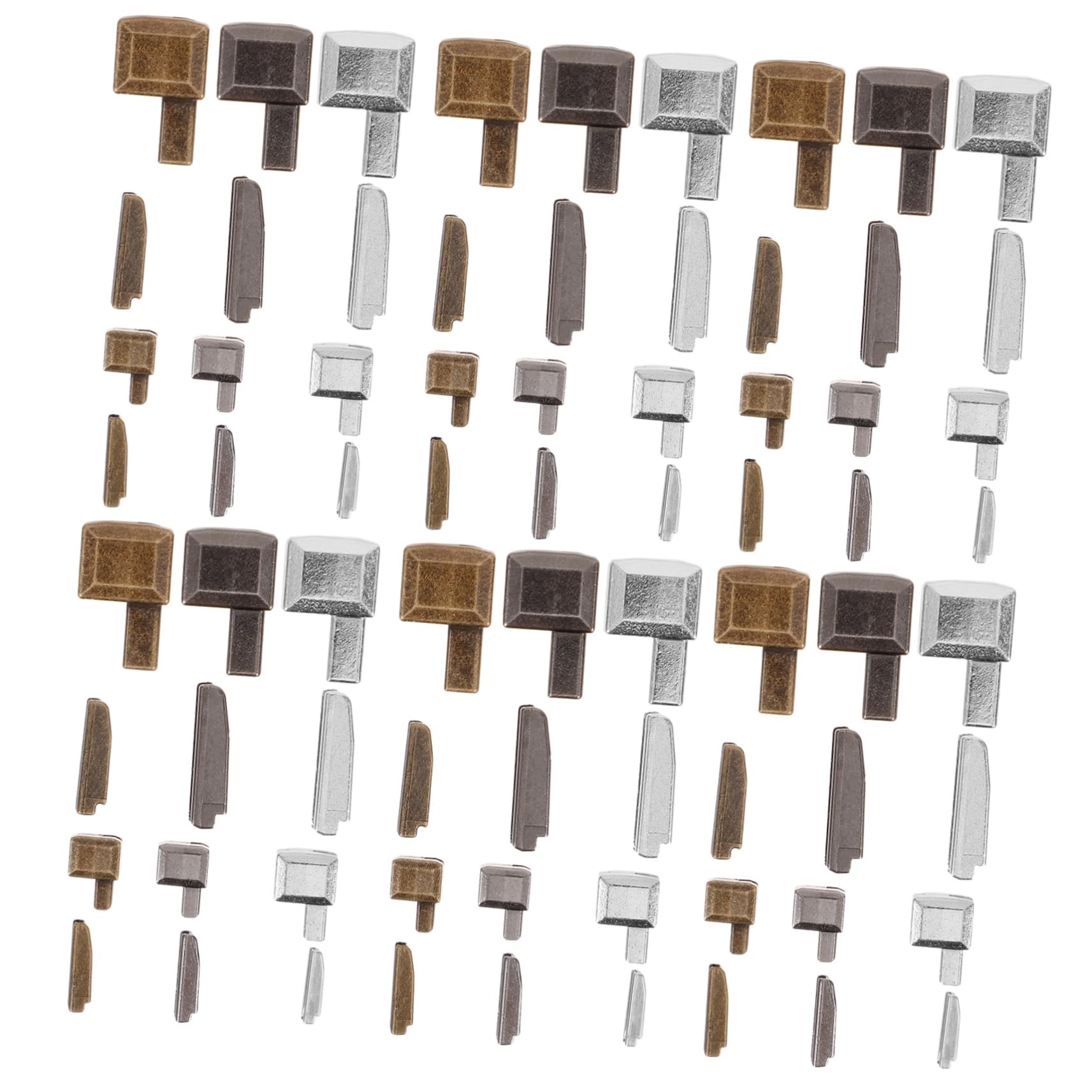 SEWACC 5juegos Kit De Reparación De Accesorios Paradas De De Metal Para Ropa Bolsa y Tienda Instalación y Para Sustitución De Cabezas
