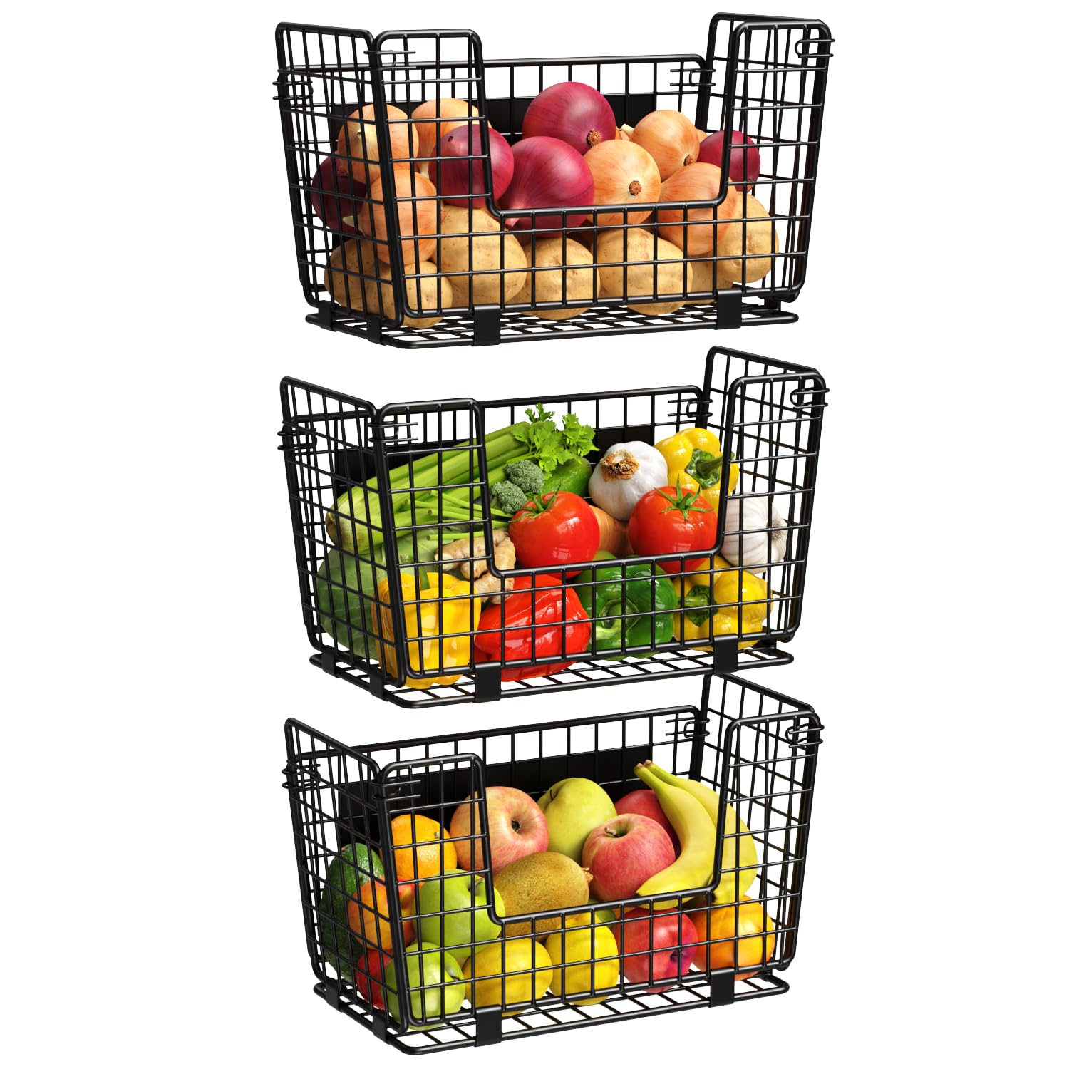 Photo 1 of GGIU Magnetic Fridge Shelf - 3 Pack