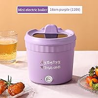 Vista 9 de Olla caliente eléctrica, 1.2 L, antiadherente, mini cocina de ramen, olla eléctrica multifuncional para pasta, olla caliente, avena, fideos, bistec