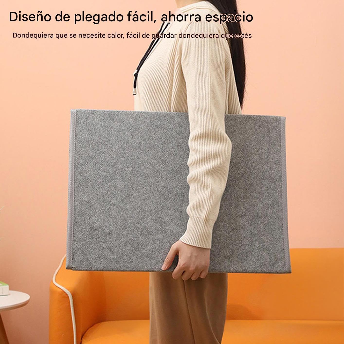 Calentador Para Debajo Del Escritorio | Calefactor Portátil | Calentador De Pies Con Apagado Automático Y Temperatura Ajustable Para Hogar Y Oficina