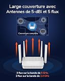 Cudy AX3000 WiFi 6 2.5G PoE-Powered Router with USB 2.0 Port, Dual Band VPN Router, MU-MIMO, WireGuard, Cudy Mesh Compatible, APP Control, WR3000P - 3