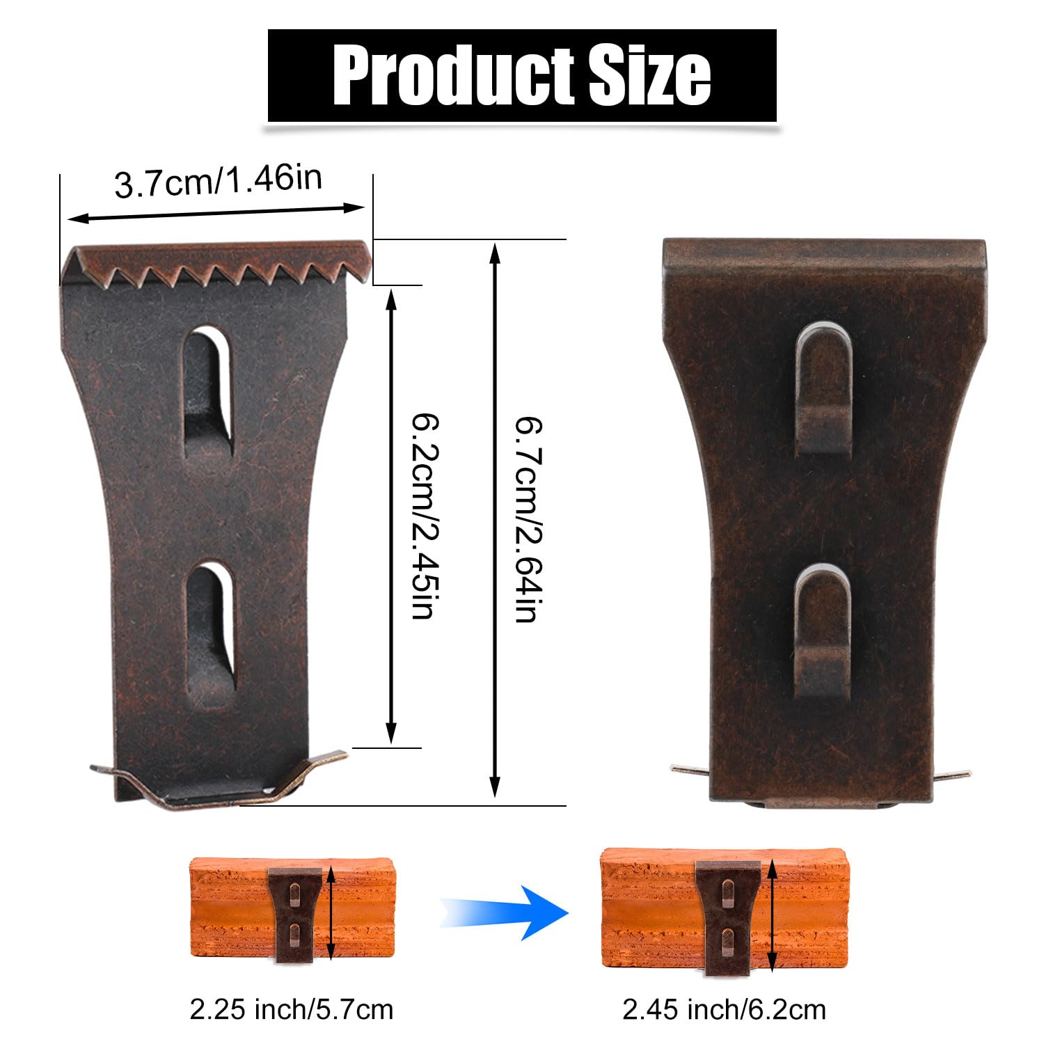 8pcs Brick Hook Clips - Image 2