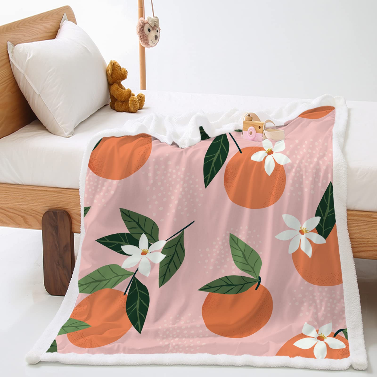 Weihnachtsmann Kuscheldecke 200x200cm - Cartoon Design Wohndecke