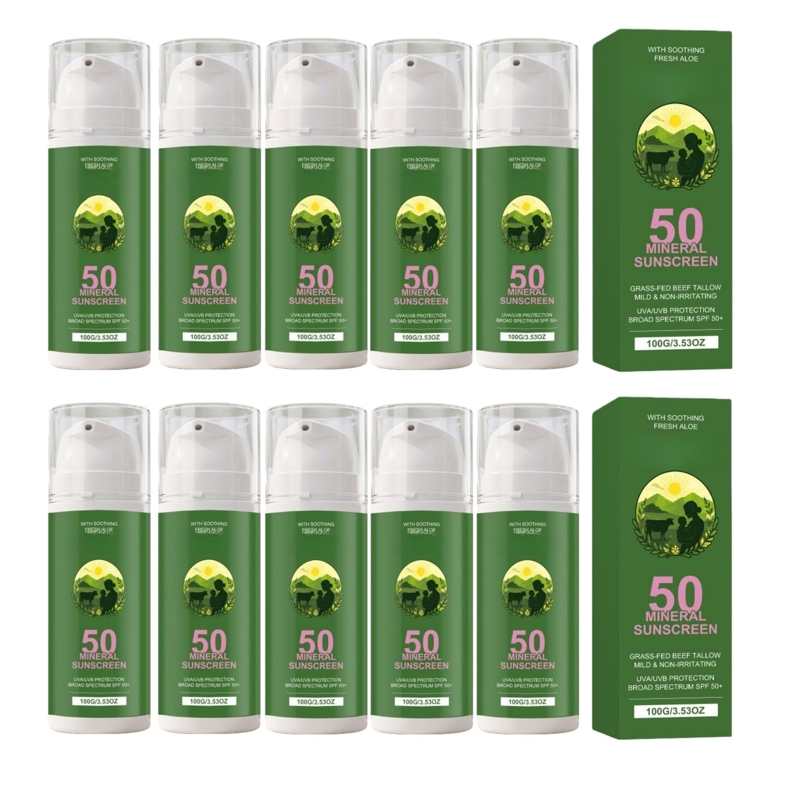 Crème solaire bébé, Crème solaire minérale, Crème solaire à l'aloe vera