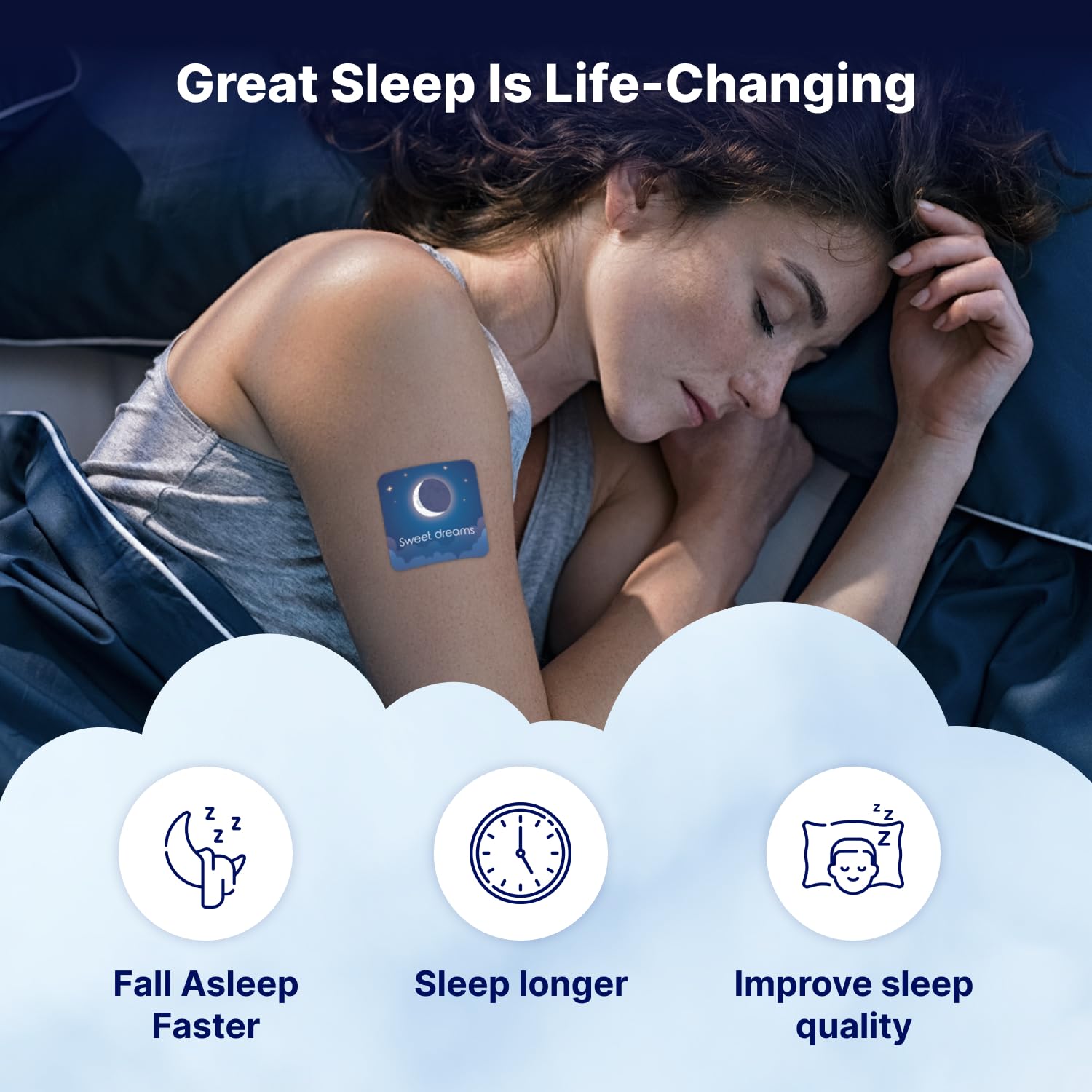 Wellamoon Original Sleep Patches for Adults Extra Strength | Easy-to-Apply Sleep Patch with Melatonin & Valerian | Relax & Wake Up Refreshed | Long-Lasting Night Comfort for Men & Women | 28 Patches — Amazon image 3