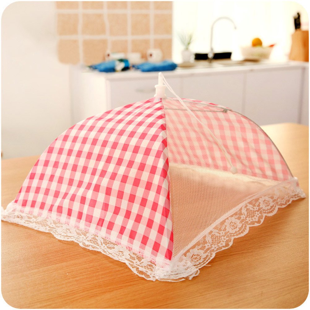 Coprivivande Rete Fiori Copertura Per Cibo In Pizzo Floreale - Protezione Anti-zanzare Riutilizzabile Per Cucina E Picnic Copri Vivande Decorativo