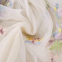 Vista 6 de IDOPIP Conjunto de 2 piezas para bebé recién nacido, con diadema, bordado de flores, tutú, princesa, fiesta de cumpleaños, conjunto de ropa