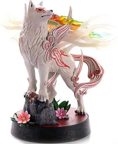 Primeras 4 figuras - Okami Shiranui Estatua pintada de PVC de 9 pulgadas (postura estándar)