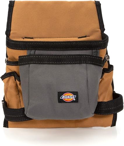 Dickies Work Gear 57021 - Bolsa de 8 bolsillos, color gris y marrón