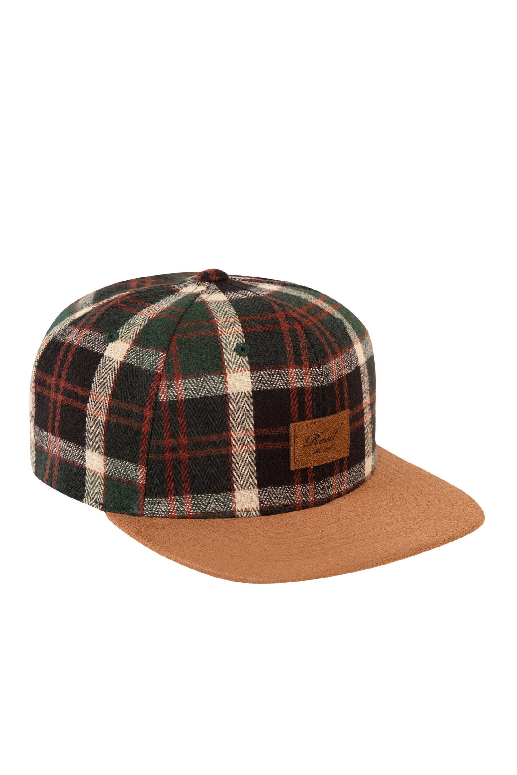 Reell Unisex Lodge Green Suede 6 Panel, One Size