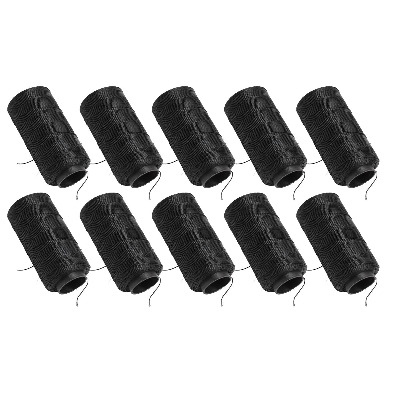Hilo elástico negro de nailon de alta resistencia, 10 Uds. Para coser, bordar y acolchar