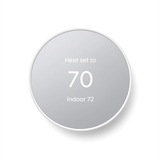Google Nest Smart Thermostat for Home - Snow (Refurbished)
