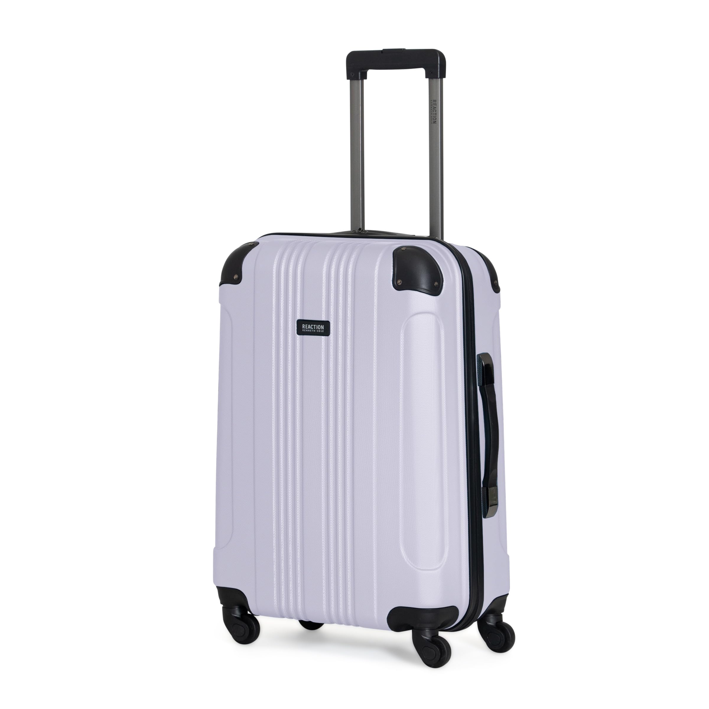 Kenneth Cole REACTION Out of Bounds Lightweight Hardshell 4-Wheel Spinner Luggage Lavender 20-Inch Carry On