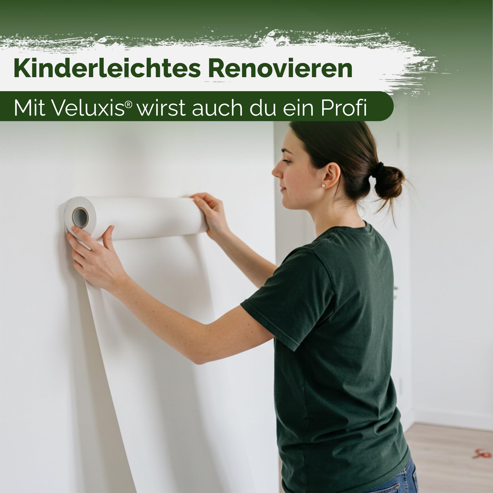 Glattvlies Vliestapete weiß – Renoviervlies Untertapete, 25,00 m x 0,75 m, 130g/m², überstreichbar, rissüberbrückend, formstabil