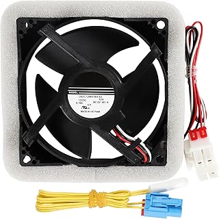 DA81-06013A DA31-00287A Refrigerator Evaporator Fan Motor Compatible with Samsung U92C12MS1B3-52 No Noise Fan Motor RF28HMEDBSR/AA RF28HFEDTSR/AA RF26HFENDSL/AA RF263BEAESR/AA RF28HDEDPWW/AA