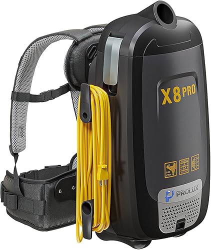 Miniatura 2 de Prolux X8 Pro - Aspiradora con bote de mochila, aire más limpio con filtración de 4 etapas, potencia de súper succión, cable de alimentación de 50